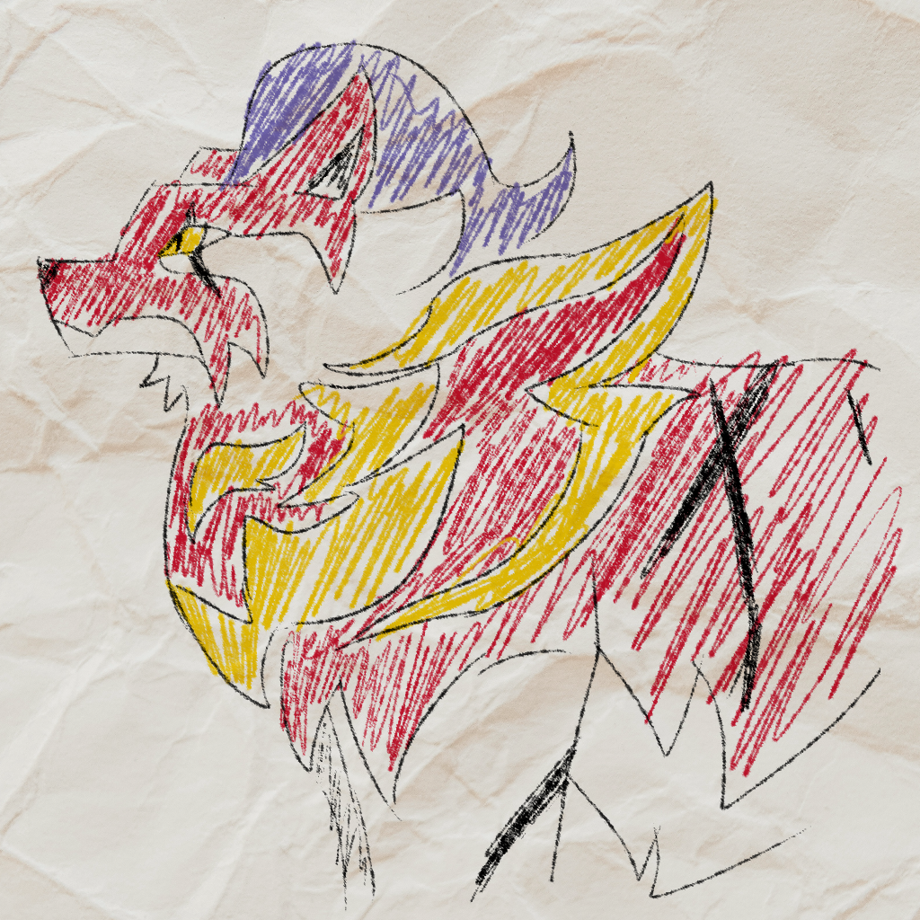 An artist's impression of Zamazenta.